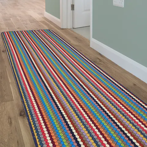 Washamat Runner Helsinki Multicolour 67x200cm