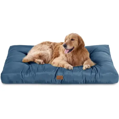 BEDSURE Haustiermatte - Einfarbig - Wasserdicht 111x89x10 XL Marineblau