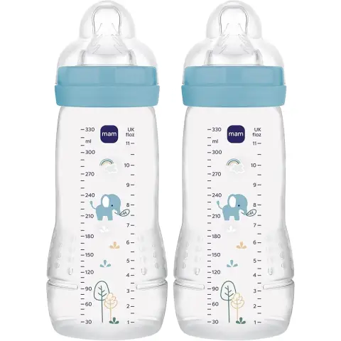 MAM Easy Active Baby Bottles 330ml - 2pk Boy