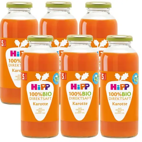 HiPP Direktsaft Mehrfrucht mit Karotte 6 x 0,33 l