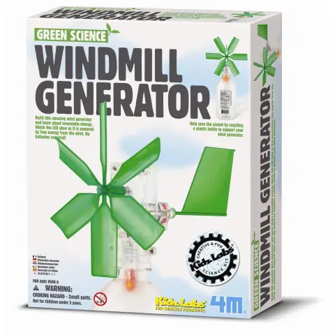 4M Green Science Windmill Generator Science STEM Kit