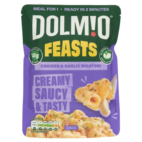 Dolmio Feasts Chicken & Garlic Rigatoni 250g