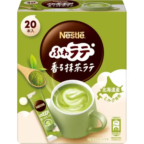 Nestle Fuwa Matcha Latte 20pcs 96g（4.8g*20pcs）/bag 雀巢FUWA 抹茶拿铁 96g（4*20小袋）/包
