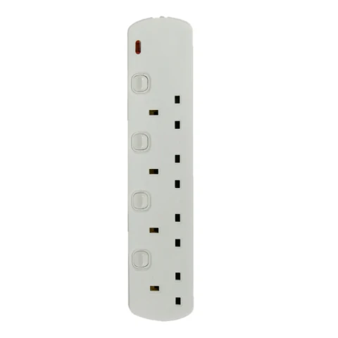 MORRISONS 13 AMP 4 GANG SWITCH EXTENSION LEAD 2M
