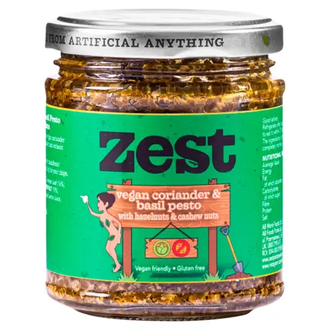 Zest Coriander & Basil Pesto - 165G