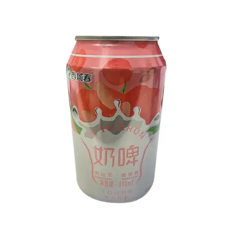 新疆西域春奶啤(白桃味)  XiYuChun Xingjiang Flavor Beer  300ml - Peach Flavor