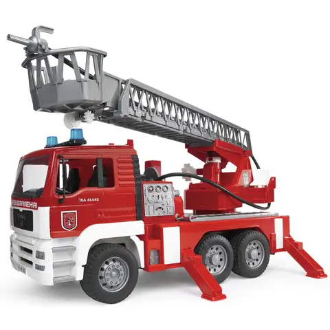 Bruder MAN TGA Fire Engine 1:16 with Retractable Ladder, Water Pump & Sound