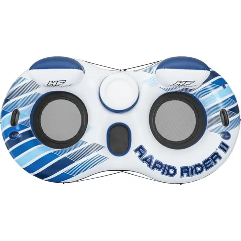 Bestway Hydro-Force Rapid Rider II 2-persoons Zwemband met Rugleuning 251 x 132 cm