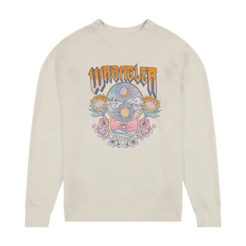 WRANGLER CREW SWEATSHIRT VINTAGE WIT, 3XL S