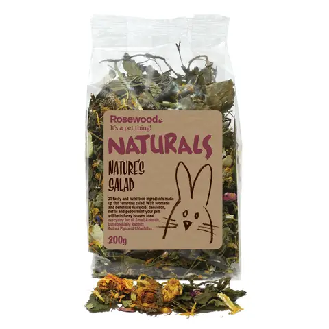 Rosewood Naturals Nature’s Salad Small Animal Treat, 200g