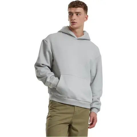 Urban Classics Fluffy Hoody Sweat & Fleece - Kapuzenpullover lightasphalt Größe L