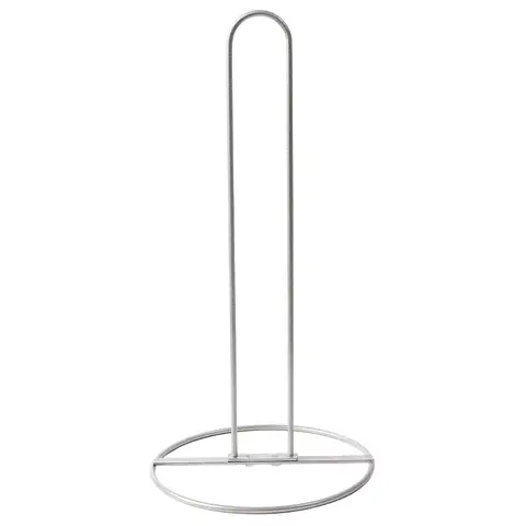 JU7CER Silver Kitchen Cleaning Paper Towel Holder - Countertop Standing, Modern & Minimalist Design, Ideal for Home Use