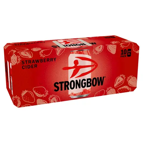 Strongbow Strawberry 10 Pack 4% 10X330ml