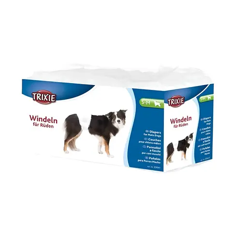TRIXIE Hundewindeln für Rüden M/L 12 Stück