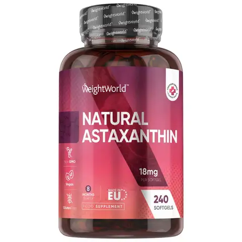 WeightWorld Astaxanthin 18 mg 240 Weichgelkapseln
