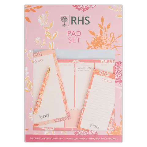 RHS Bold Florals Trio Pad Set Set 75gsm