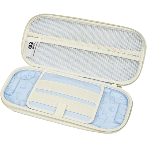 Hori Pokémon Pochette rigide de protection et transport console Nintendo Switch et Switch 2 - Rangement accessoires et jeux - Motif Évoli Cottage Core