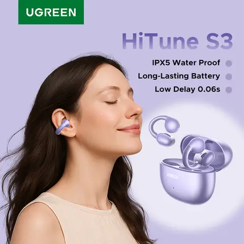 UGREEN HiTune S3 Open-Ear TWS Earbuds Purple