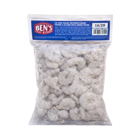 Ben's Vannamai, roh, geschält, 1 kg, Größe 16/20, netto 750 g