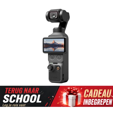【Terug-naar-school】DJI Osmo Pocket 4 Standard Combo, Pocket Gimbal Vlogcamera, 1″ CMOS & 4K/240 fps, 3-assige stabilisatie, 2× verliesvrije zoom, 107 GB ingebouwde opslag, 2″ draaibaar scherm, videocamera voor fotografie