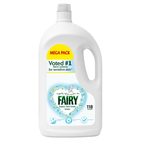 Fairy Original Fabric Conditioner,  118 Washes, 3.894l