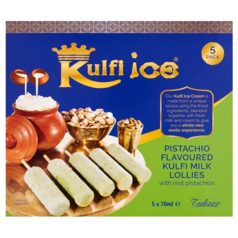 Kulfi Ice Pistachio 5 X70  350Ml