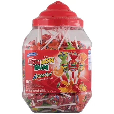 Gum Lollipops Mixed Berry 6 x 100’s