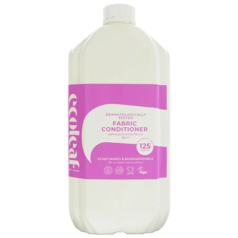 ECOLEAF BY SUMA - Fabric Conditioner- Bamboo - Bamboo & Lotus 125 washes - 5L