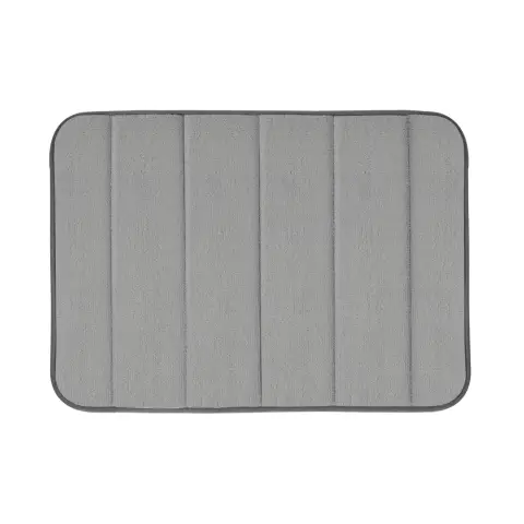 Anika Bath Mat Memory Foam Grey 40x60cm
