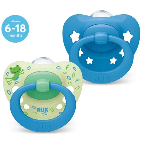 Nuk Signature Silicone Soother Size 2 x2 Boy