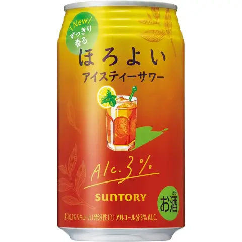 Suntory Horoyoi Iced Tea Sour Flavour 3% Alc/Vol 350ml/can 冰茶沙瓦味 350ml/罐