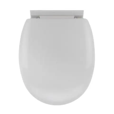 Croydex Toilet Seat Anti-Bacterial Soft Close Oval White
