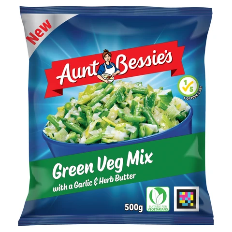 Aunt Bessie's Green Vegetable Mix 500g