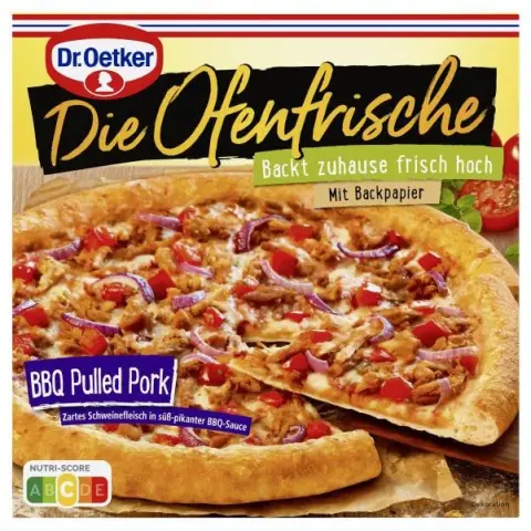 Oetker Ofenfrische Pizza BBQ Pulled Pork 405 g