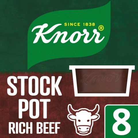Knorr 8 Rich Beef Stock Pot 224g