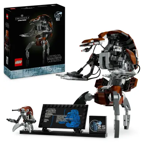 LEGO Star Wars 75381 Droideka 25th Anniversary Model Set for Adults