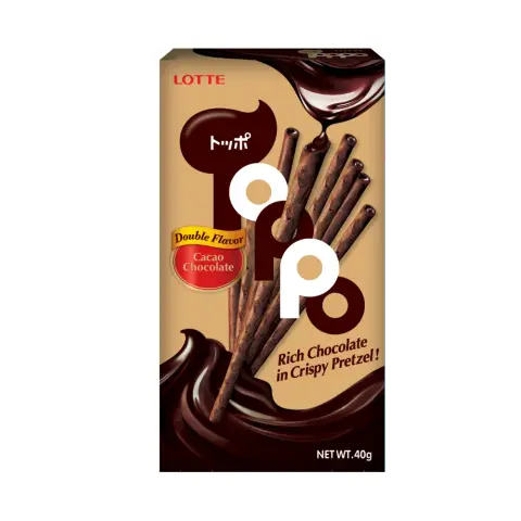 Lotte Toppo Biscuit Sticks with Coco Filling 40g 乐天巧克力夾心棒 40g