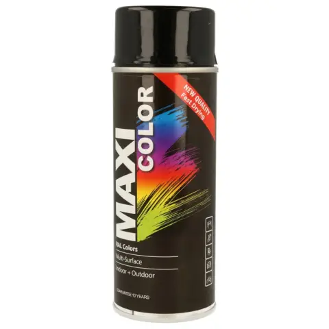 Maxicolor Black Gloss Spray Paint 400ml