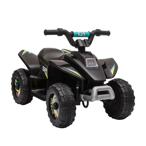 HOMCOM 6V Kids Electric Ride on Car All Terrain Vehicle Toy Quad Bike w/ Forward Reverse Functions Toddlers for 18-36 Months 