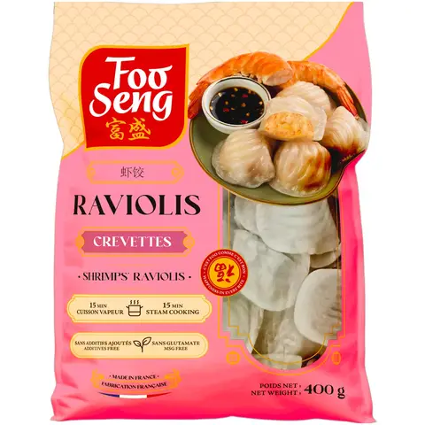 Foo Seng Raviolis aux crevettes Hakao - 400 g