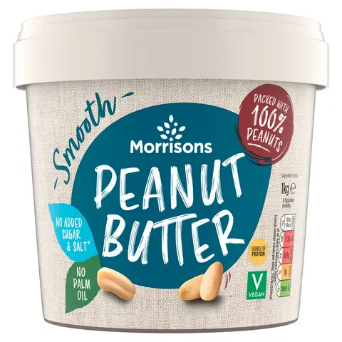 Morrisons Smooth Peanut Butter 1kg