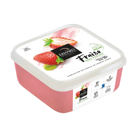 ERHARD Sorbet Plein Fruit Fraise 488g