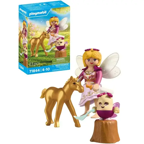 PLAYMOBIL 71844 Goldenes Einhornfohlen mit Fee