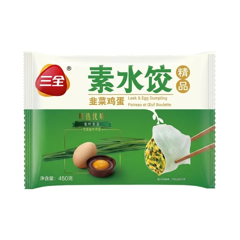SAN QUAN Raviolis à la ciboulette et aux œufs - 450 g