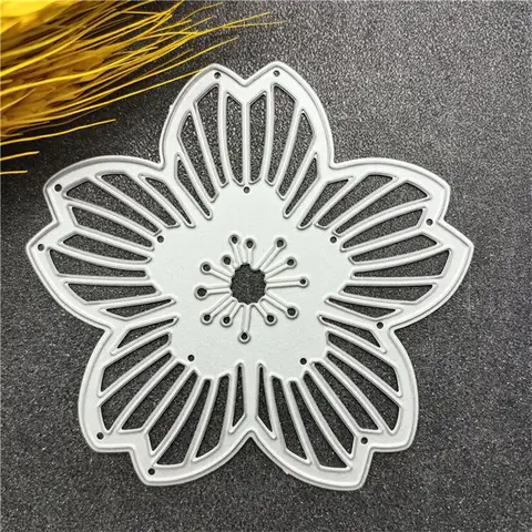 Flower Metal Cutting Dies for Card Making Kit Embossing Paper Die Cuts Scrapbook Machine Stencils Storage Pockets Supplies