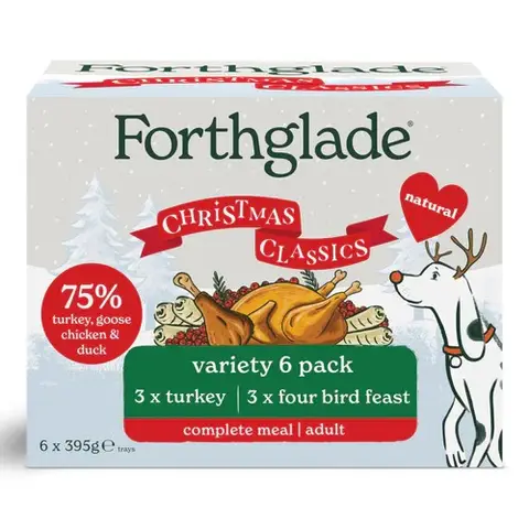 Forthglade Classics Complete Grain Free Meal for Adult Dogs Variety 6 x 395g