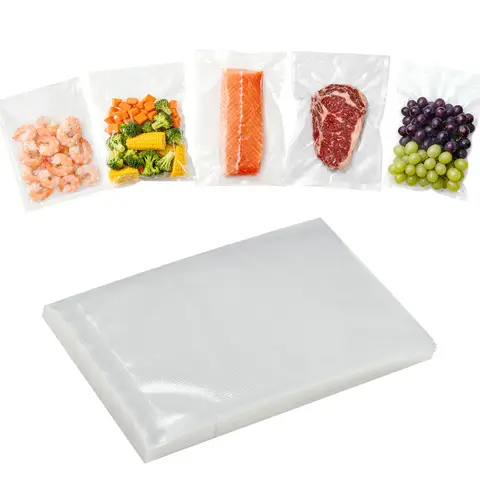ATSHARK Sacs de Mise Sous Vide Prédécoupés, Lot de 50 (15 x 20 cm) – Sans BPA, Résistants et Renforcés, Idéaux pour la Conservation des Aliments et la Cuisson Sous Vide, VB1520