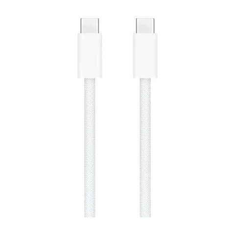 Apple USB-C-naar-USB-C geweven oplaadkabel, wit