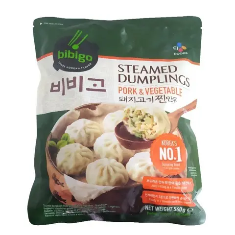 Bibigo Raviolis Vapeur Porc et Légumes 560 g