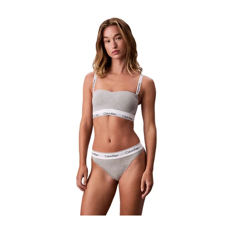 Calvin Klein Tanga - Icon Cotton Modal - Grey 3X